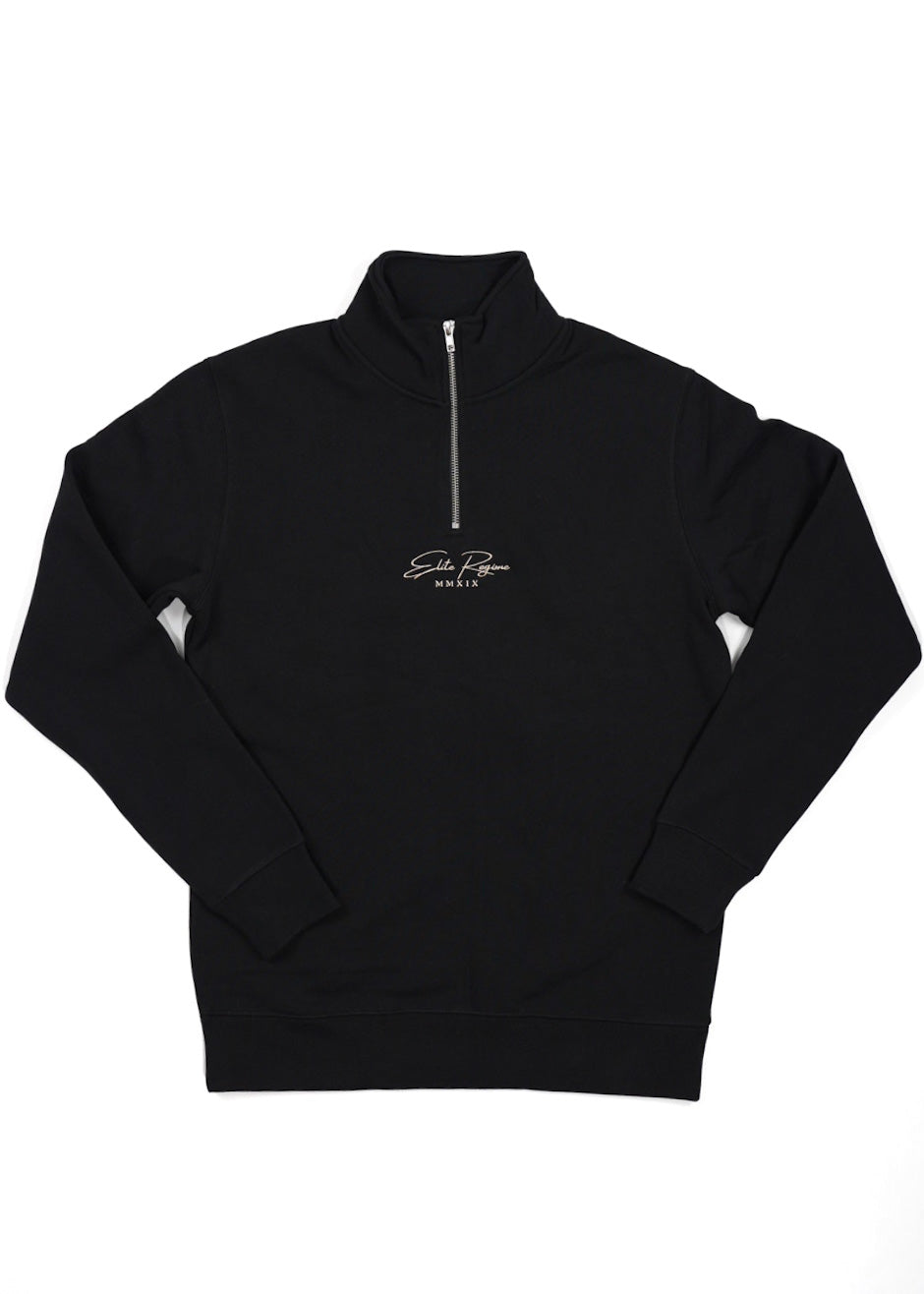 Signature Script Half Zip Sweater